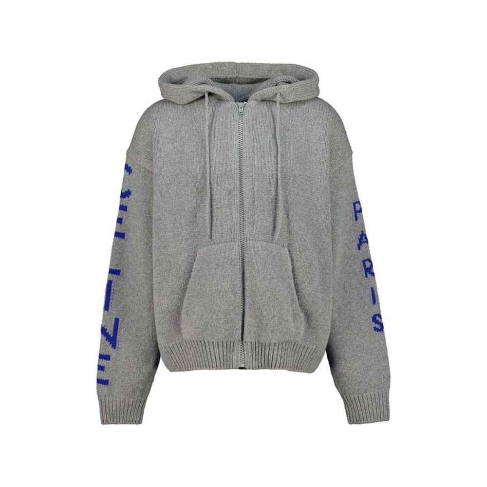 Celine Men Logo Wool Hoodie
